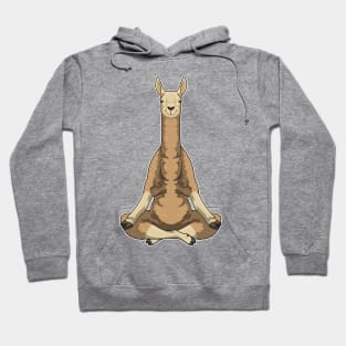 Llama Yoga Fitness Meditation Hoodie